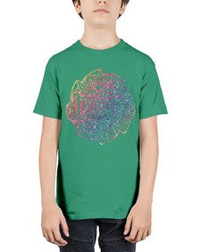 Mandala Dream Rainbow Glitter 760# - mandala - Youth Tee Unisex