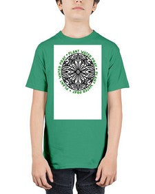 Mandala Garden Round 910# - mandala - Youth Tee Unisex
