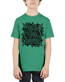 Mandala Teach Love Inspire 763# - mandala - Youth Tee Unisex
