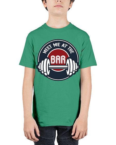 Meet me at the bar - sports general - Youth Tee Unisex