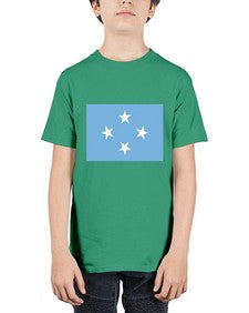 Micronesia 1293# - world flags - Youth Tee Unisex