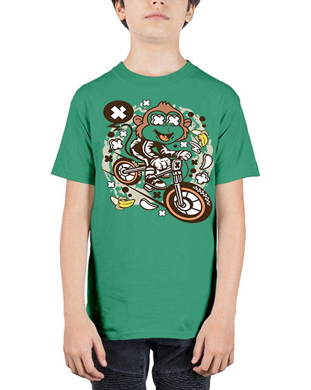 Monkey Downhill - monkey - Youth Tee Unisex