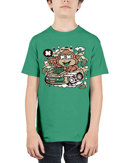 Monkey Hotrod - monkey - Youth Tee Unisex