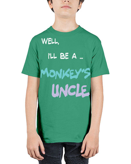 Monkey Uncle 18# - monkey - Youth Tee Unisex