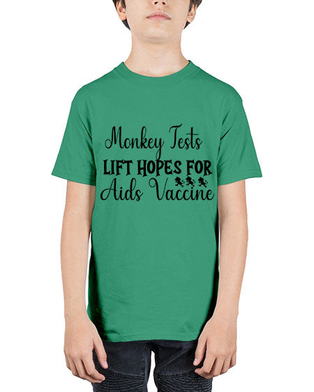 Monkey tests lift hopes for  - monkey - Youth Tee Unisex