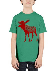 MooseMandala 940# - mandala - Youth Tee Unisex