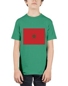 Morocco 1351# - world flags - Youth Tee Unisex