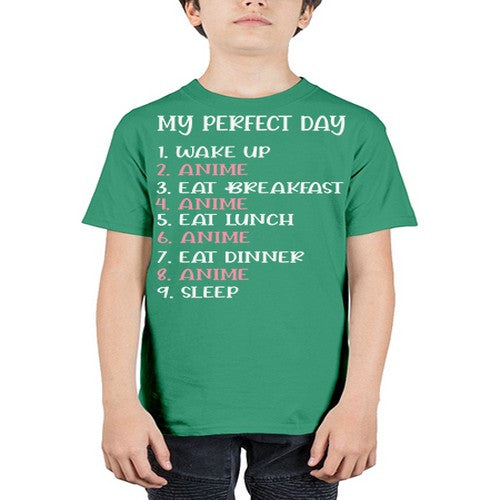 My Perfect Day Funny Kawaii Anime 269# - anime - Youth Tee Unisex