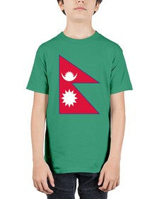 Nepal 1430# - world flags - Youth Tee Unisex