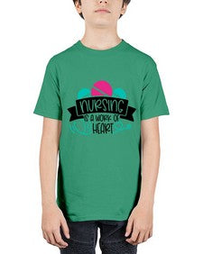 Nursing Is A Work Of Heart Style Style 1270# - nurse - Youth Tee Unisex