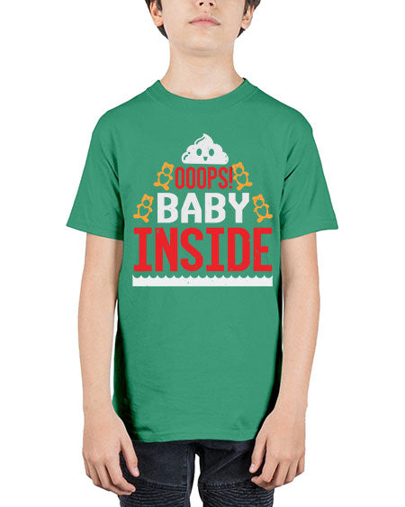 Ooops baby inside Style 179# - baby shower - Youth Tee Unisex