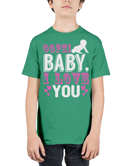 Oops Baby I love You Style 180# - baby - Youth Tee Unisex
