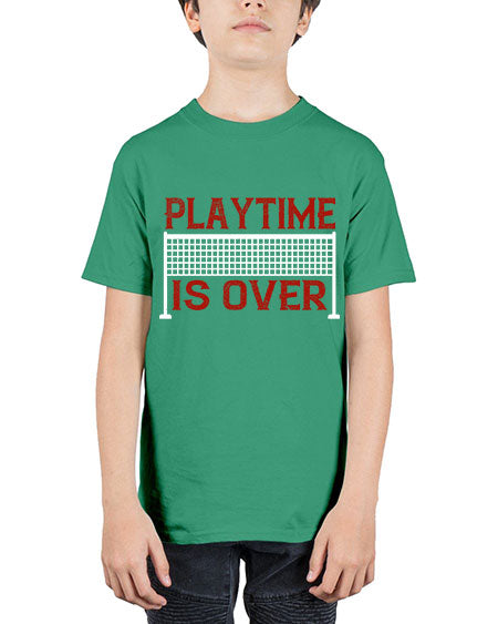 Playtime is over 1932# - badminton - Youth Tee Unisex