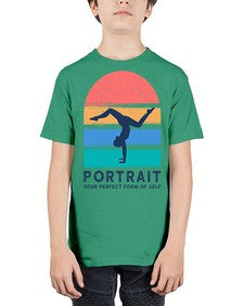 Portrait Your Perfect Form of Self 492# - yoga - Youth Tee Unisex