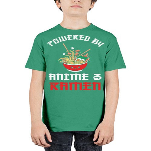 Powered by Anime amp Ramen 275# - anime - Youth Tee Unisex