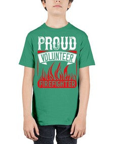 Proud Volunteer Firefighter Style 35# - volunteer - Youth Tee Unisex