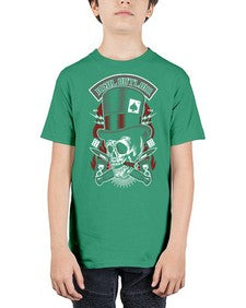 Real Outlaw Skull 1011# - skull and bones - Youth Tee Unisex
