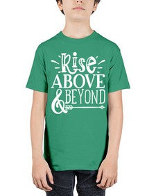 Rise above beyond Style 77# - motivation - Youth Tee Unisex