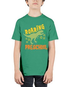 Roaring Into Preschool 756# - prek headstart - Youth Tee Unisex