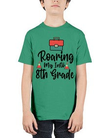 Roaring My Into eighth Grade 757# - eighth grade - Youth Tee Unisex