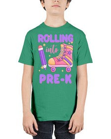 Rolling into PreK 788# - prek headstart - Youth Tee Unisex