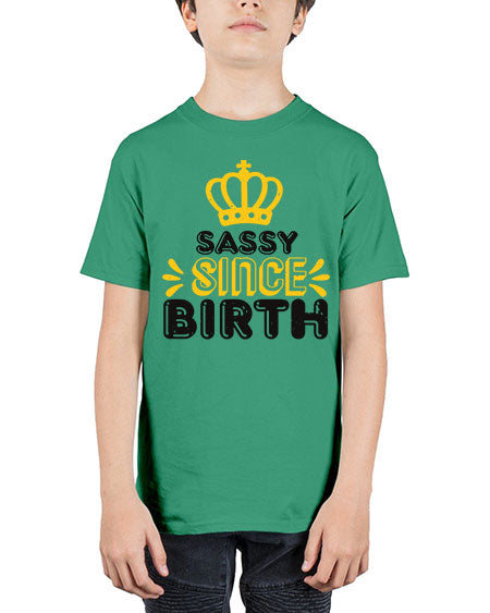 Saddy since birth Style 198# - baby shower - Youth Tee Unisex