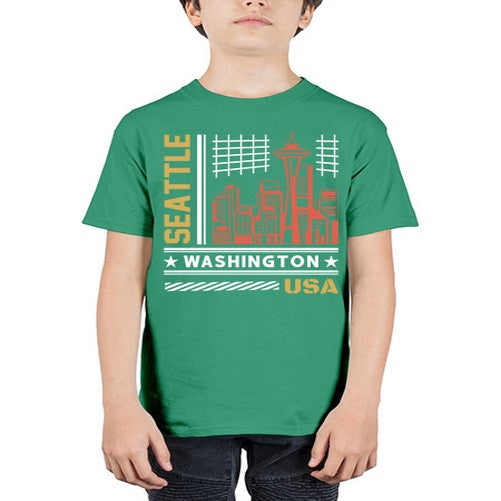 Seattle 1809# - cities - Youth Tee Unisex