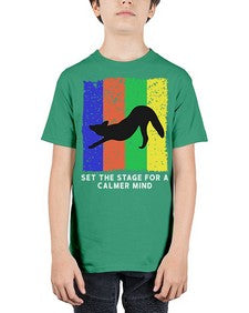 Set the Stage 515# - yoga - Youth Tee Unisex