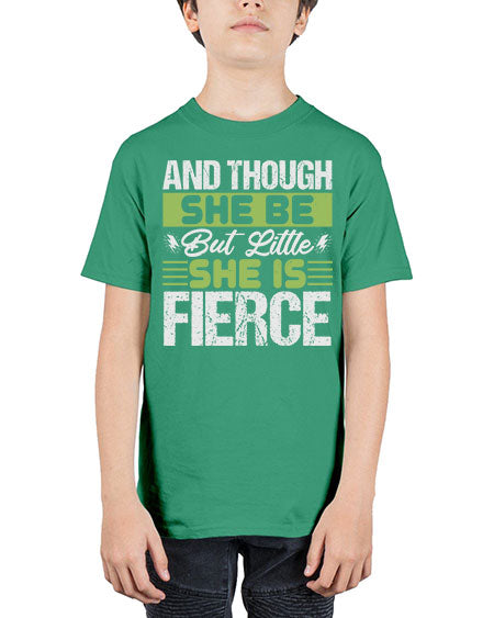 She is little but fierce Style 203# - baby - Youth Tee Unisex