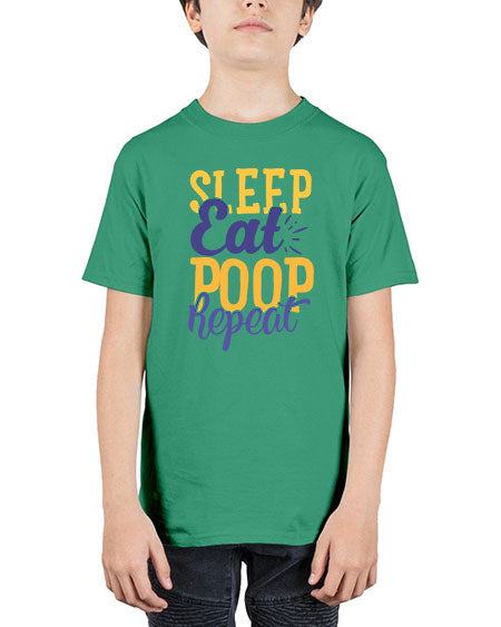 Sleep Eat Poop Repeat Style 206# - baby - Youth Tee Unisex