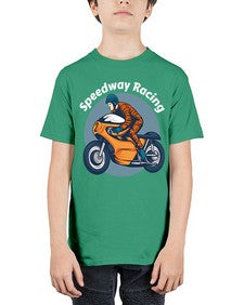 Speedway racing 64# - motorcycle - Youth Tee Unisex