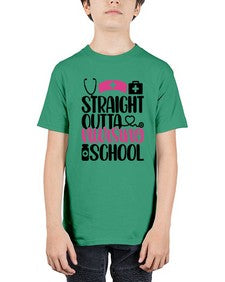Straight Outta Nursing Style Style 1426# - nurse - Youth Tee Unisex