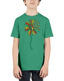 Sunflower Fist Juneteenth Black History 24# - black juneteenth - Youth Tee Unisex