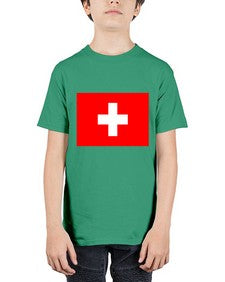 Switzerland 1915# - world flags - Youth Tee Unisex