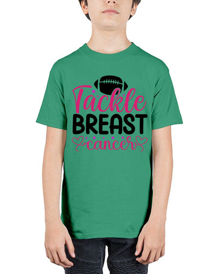 Tackle Breast Cancer 4# - breast cancer - Youth Tee Unisex
