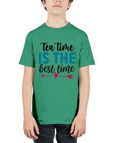Tea Time Is The Best Time 1614# - tea - Youth Tee Unisex