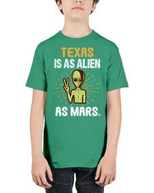 Texas is as alien as mars 39# - ufo - Youth Tee Unisex