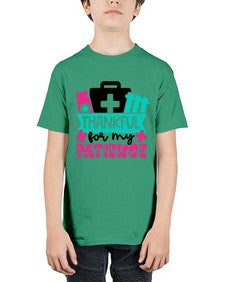 Thankful For My Patience Style Style 1492# - nurse - Youth Tee Unisex