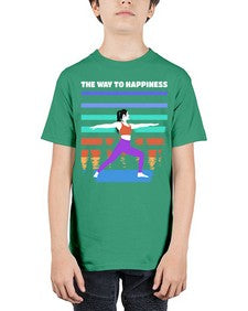 The Way to Happiness 566# - yoga - Youth Tee Unisex