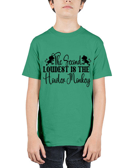 The second loudest is the  - monkey - Youth Tee Unisex