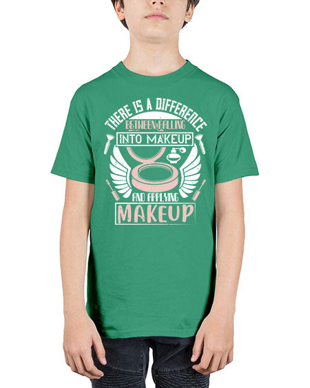 There is a difference between falling into makeup and applying makeup Style 178# - beauty - fashion - Youth Tee Unisex
