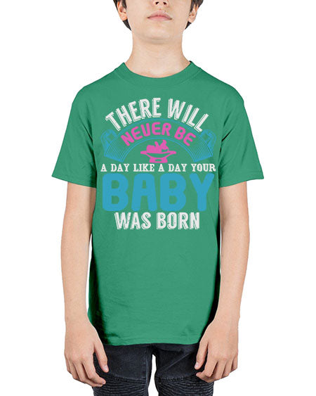 There will never be like when a baby is born Style 228# - baby - Youth Tee Unisex