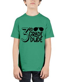 Third Grade Dude 957# - third grade - Youth Tee Unisex