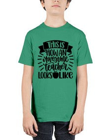 This Is How An Awesome Style 1542# - teacher - Youth Tee Unisex