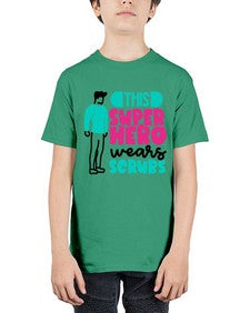 This Superhero Wears Scrubs Style Style 1564# - nurse - Youth Tee Unisex