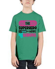 This Superhero Wears Scrubs Style Style 1565# - nurse - Youth Tee Unisex