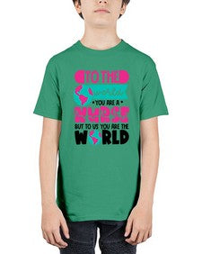 To The World You Are A Nurse But To Us You Are The World Style Style 1576# - nurse - Youth Tee Unisex