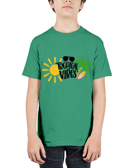 Tropical Vibes Style 9# - summer - Youth Tee Unisex