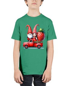 Truck Gnome Strawberries 1673# - strawberry - Youth Tee Unisex
