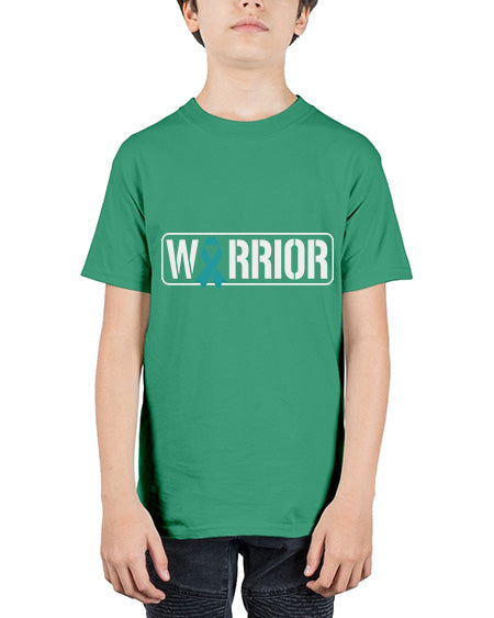 Warrior PTSD Awareness Teal Military 2# - PTSD - Youth Tee Unisex